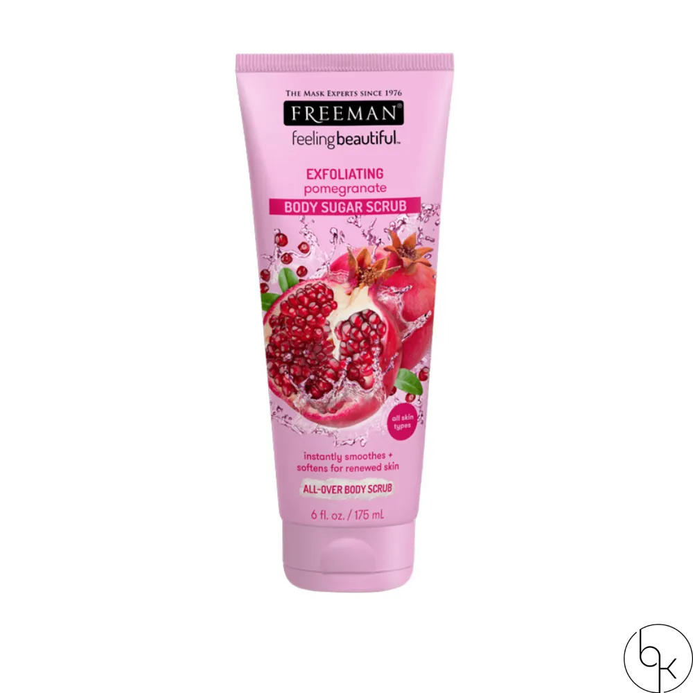 Freeman Feeling Beautiful Exfoliating Pomegranate Body Sugar Scrub (175ml)