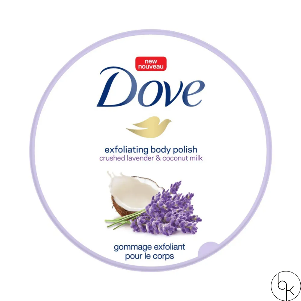 Dove Exfoliating Body Polish Crushed Lavender & Coconut Milk (298gm)