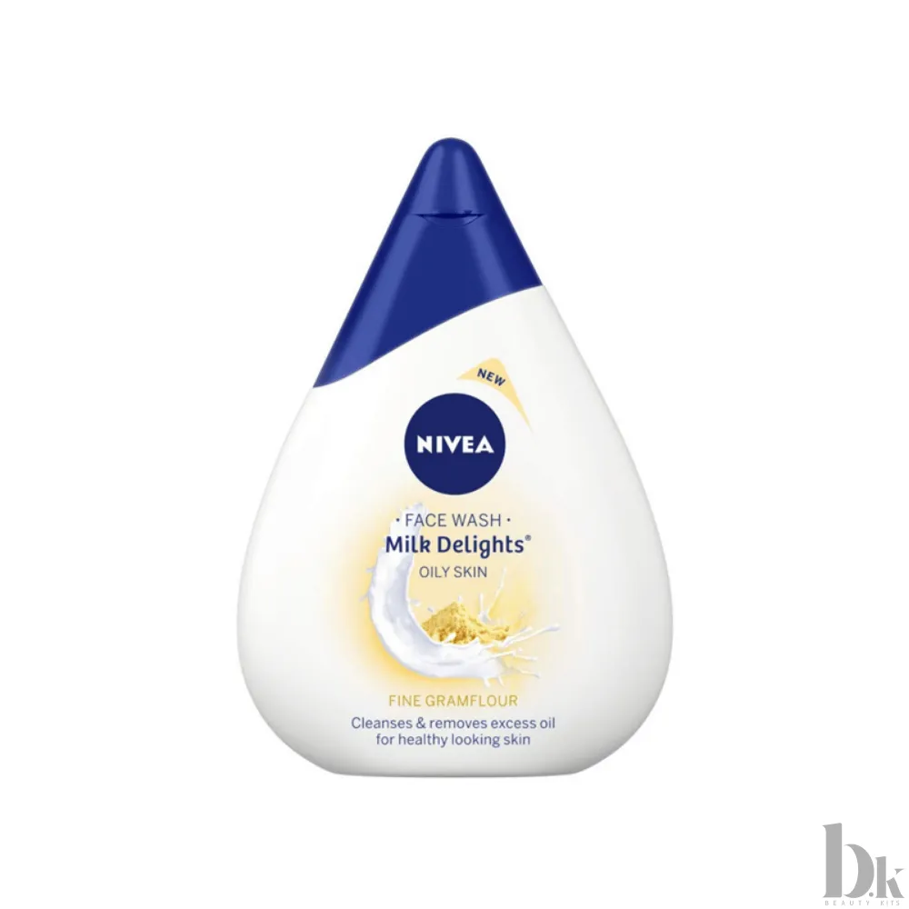 Nivea Face Wash Milk Delights Fine Gramflour (Oily Skin) (50ml)