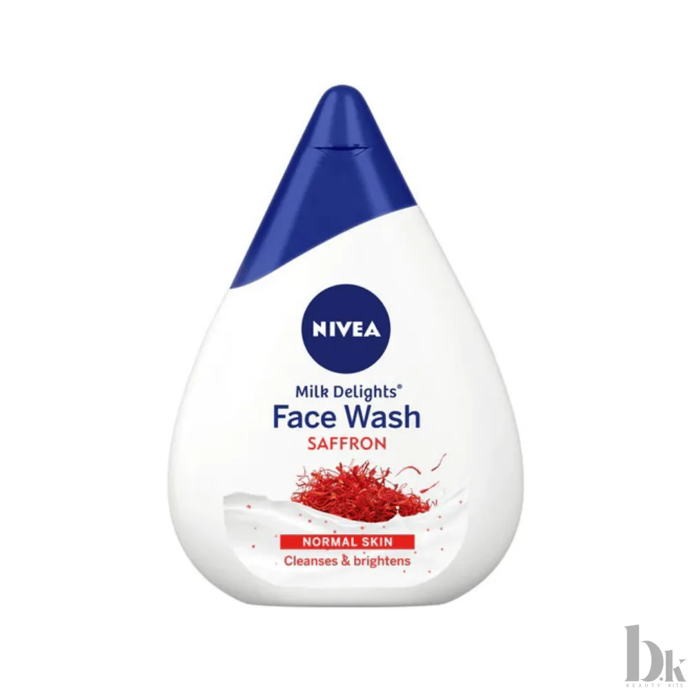 NIVEA Face Wash Milk Delights Precious Saffron for Normal Skin (50ml)