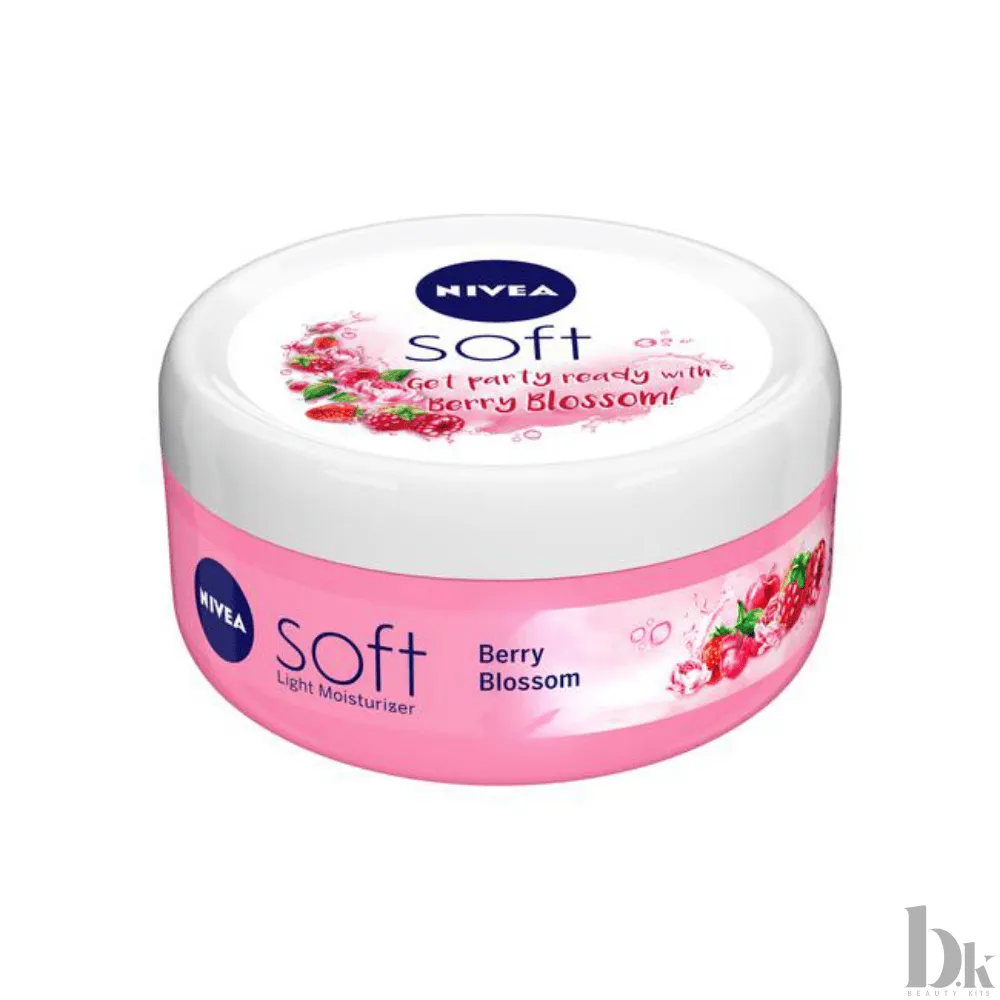 NIVEA Soft Skin Moisturizing Cream Berry Blossom (200ml)