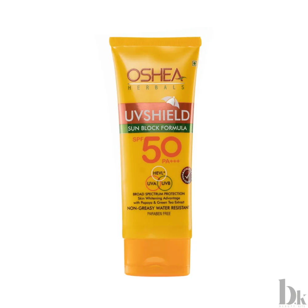 Oshea Herbals Uvshield Sun Block Formula SPF 50 PA+++ (60gm)