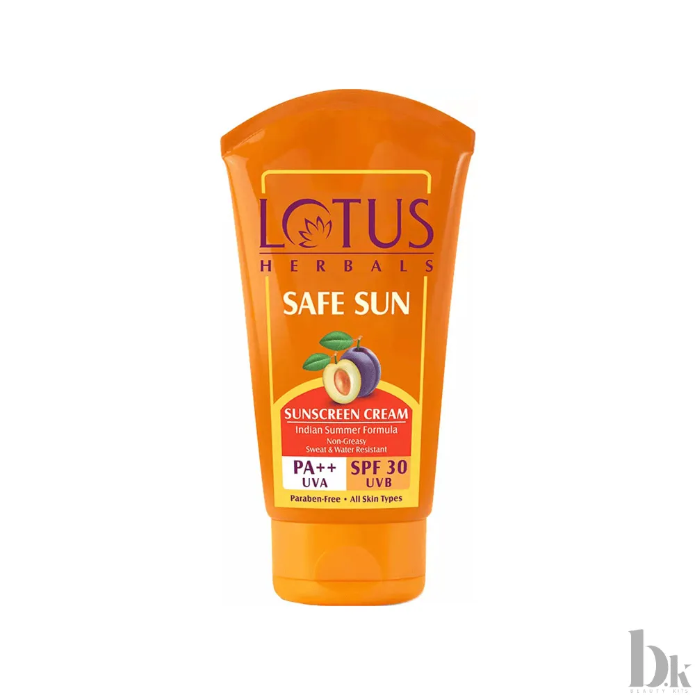 Lotus Herbals Safe Sun Sunscreen Cream SPF 30 PA++ (50gm)