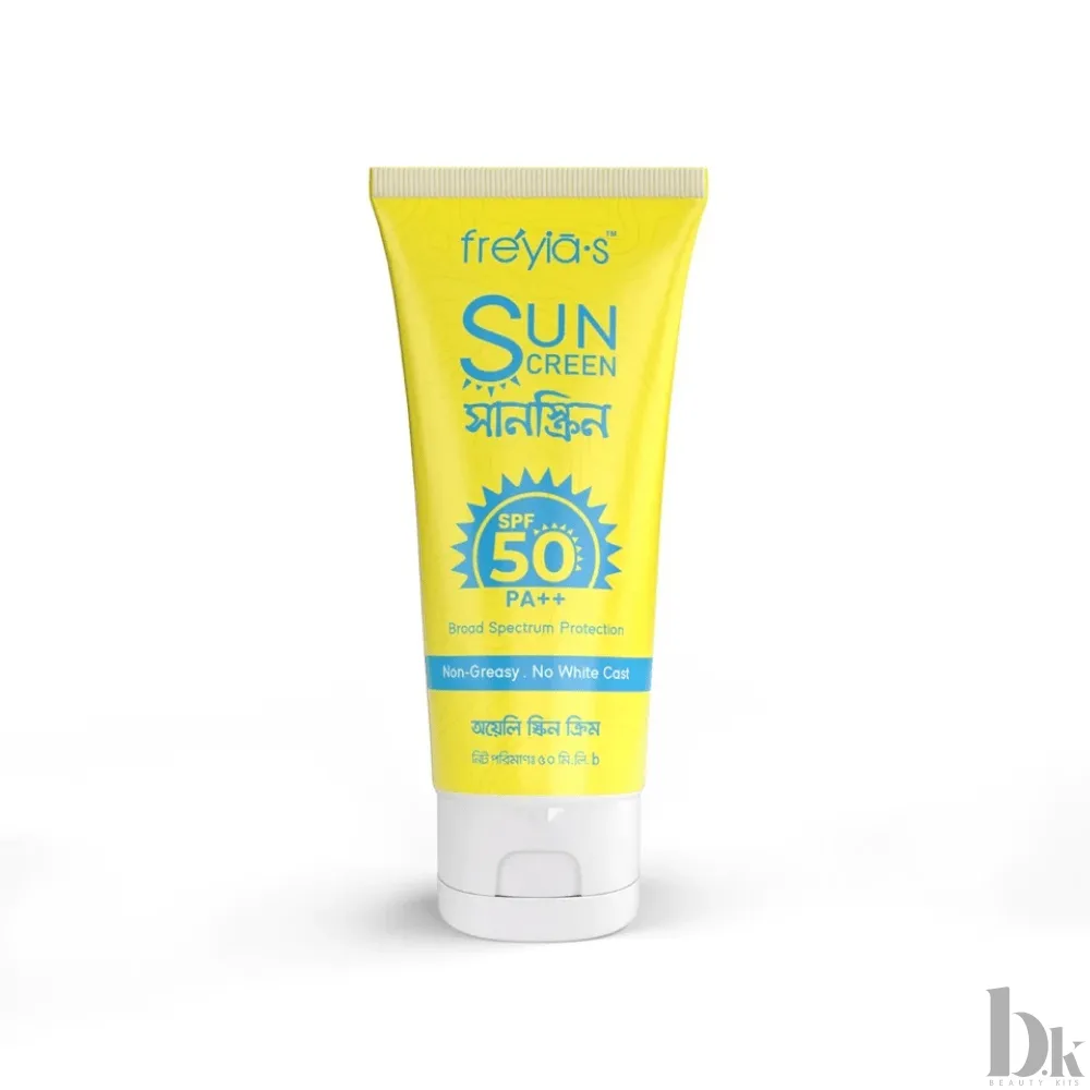 Freyia's Sunscreen SPF PA 50 ++ For Oily Skin (50ml)