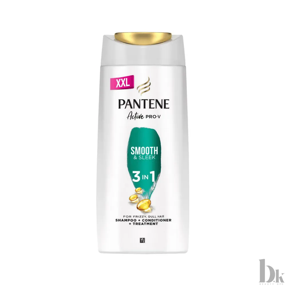 Pantene Active Pro-V Smooth & Sleek 3-In-1 Shampoo + Conditioner + Treatment (70