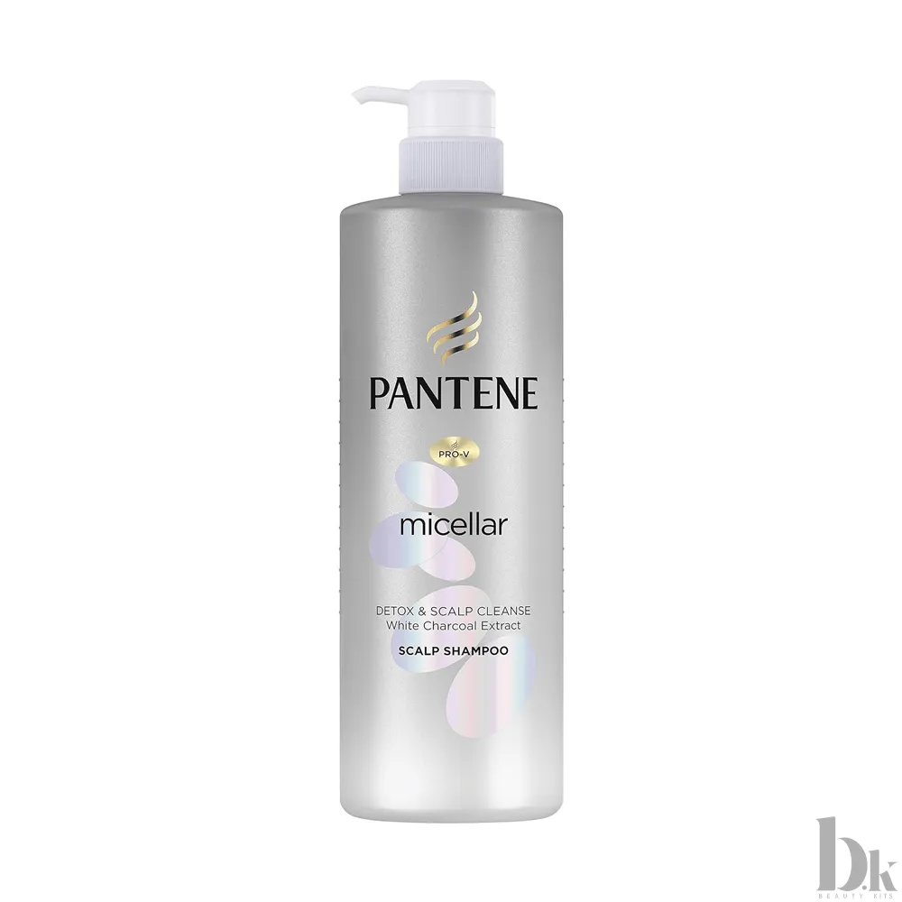 Pantene Micellar Detox & Scalp Cleanse White Charcoal Extract Scalp Shampoo (530