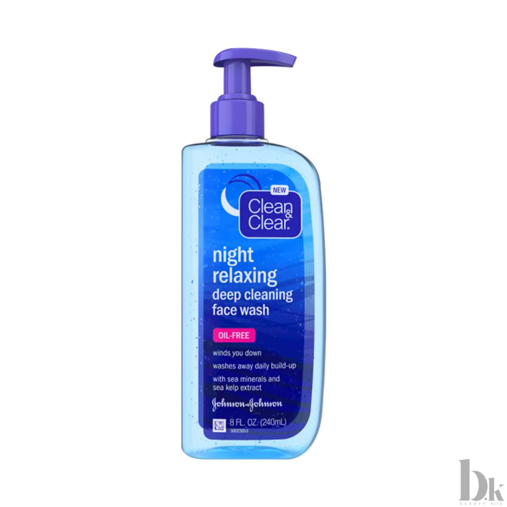 Clean & Clear Night Relaxing Deep Cleansing Face Wash (240ml)