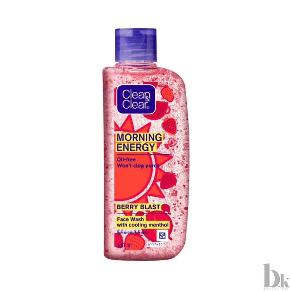 Clean & Clear Morning Energy Berry Blast Face Wash (100ml)