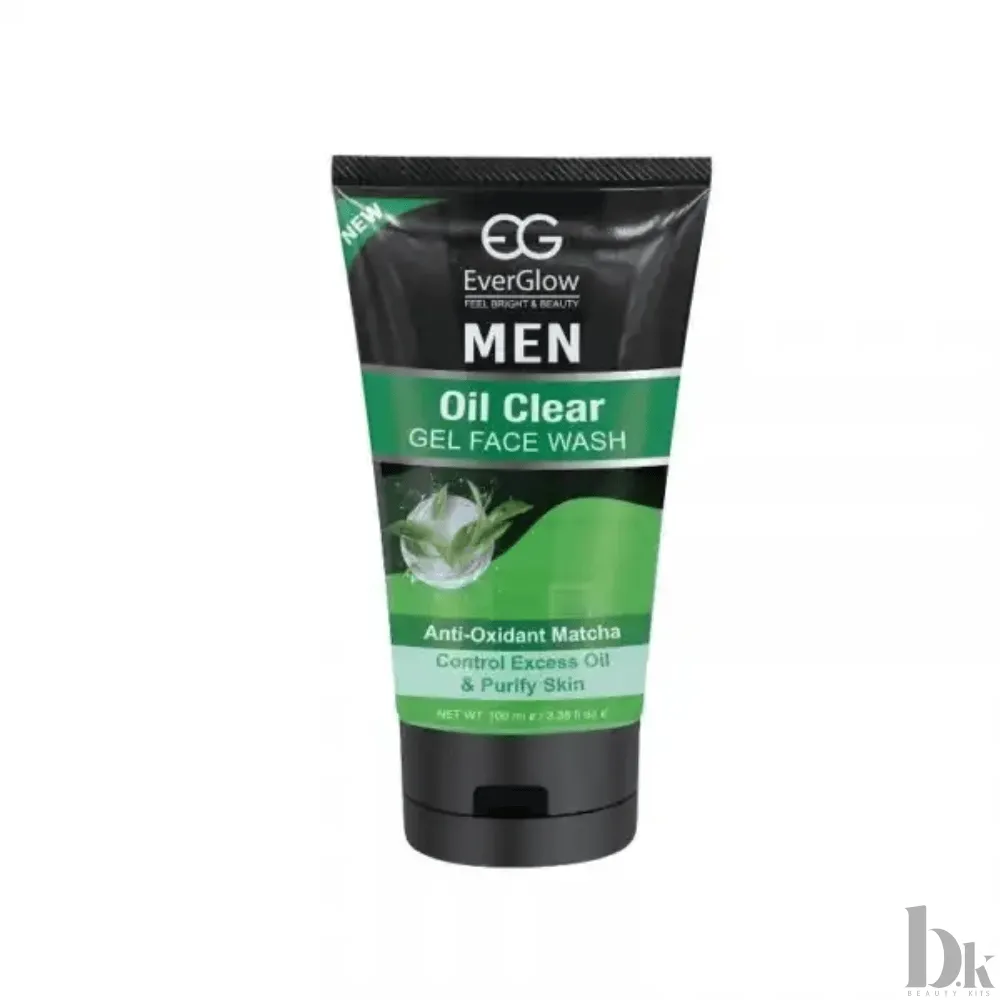 Everglow Oil Clear Men Gel Face Wash (100ml)