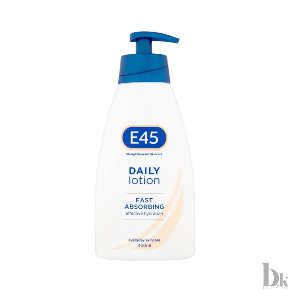 E45 Daily Moisturiser Body Lotion for Dry Skin (400ml)