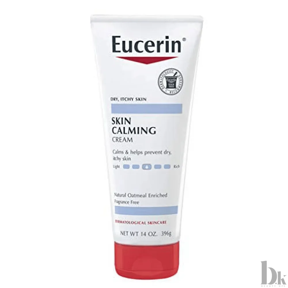 Eucerin Skin Calming Cream Full Body Lotion for Dry, Itchy Skin, Natural Oatmeal