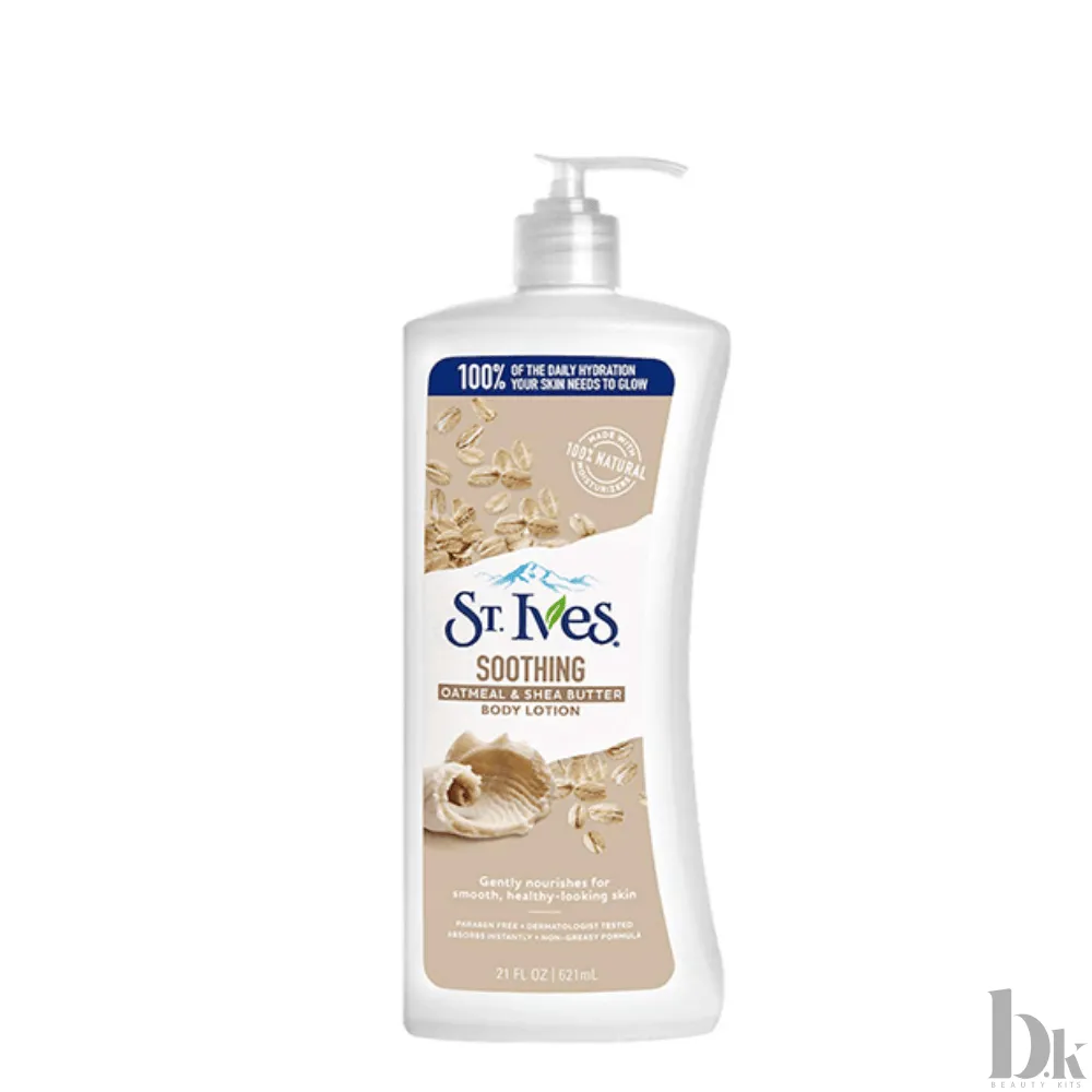 St. Ives Nourish And Soothing Oatmeal And Shea Butter Body Lotion (621ml)