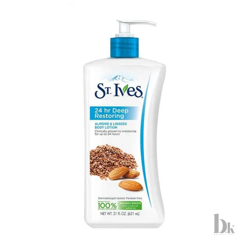 St. Ives Almond And Linseed Body Lotion (621ml)