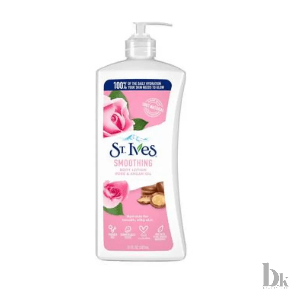 St. Ives Rose and Argan Oil Smoothing Body Lotion (621ml)