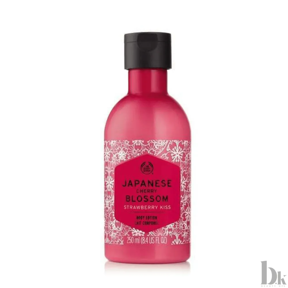 The Body Shop Japanese Cherry Blossom Strawberry Kiss Body Lotion (250ml)