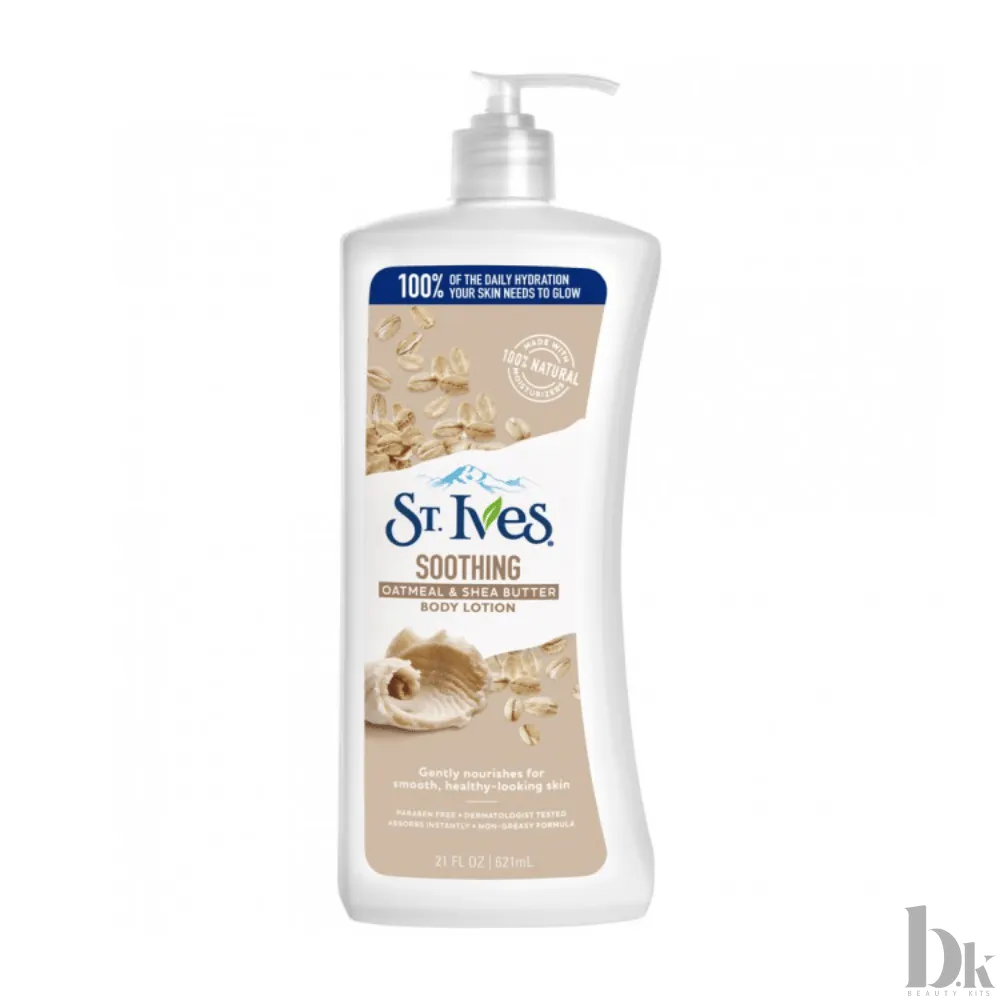 St. Ives Nourish And Soothing Oatmeal And Shea Butter Body Lotion (621ml)