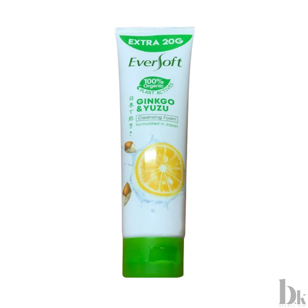 Eversoft Ginkgo & Yuzu Cleansing Foam (120gm)