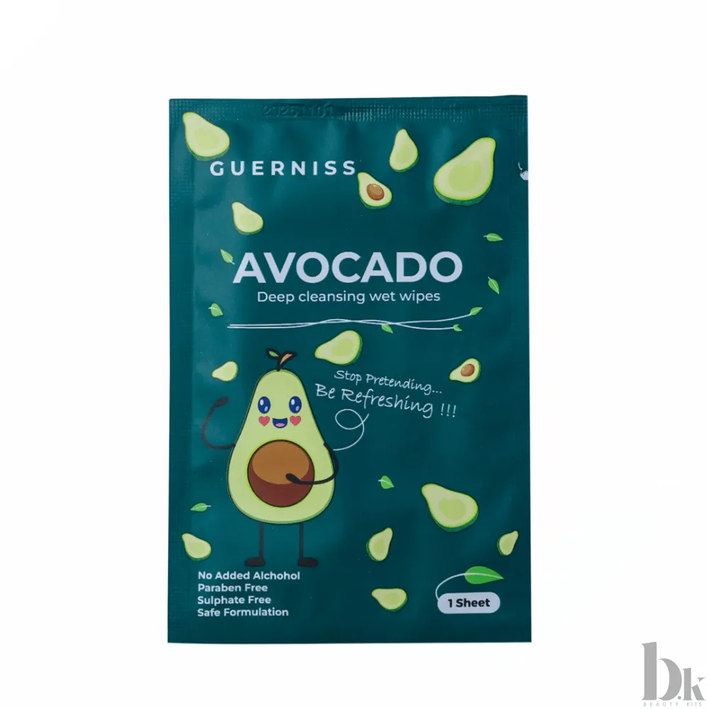 Guerniss Avocado Deep Cleansing Wet Wipes