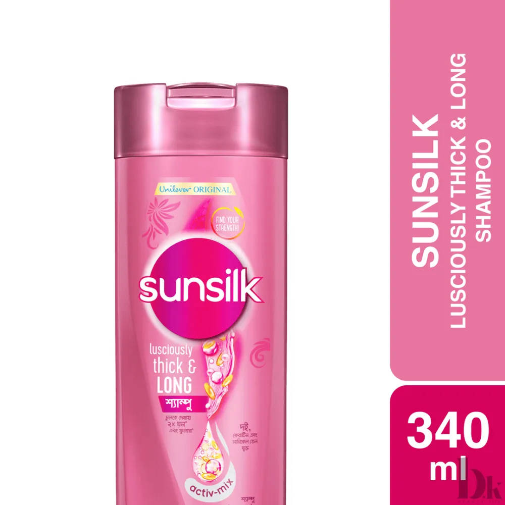 Sunsilk Shampoo Lusciously Thick & Long 340 ml (340ml)