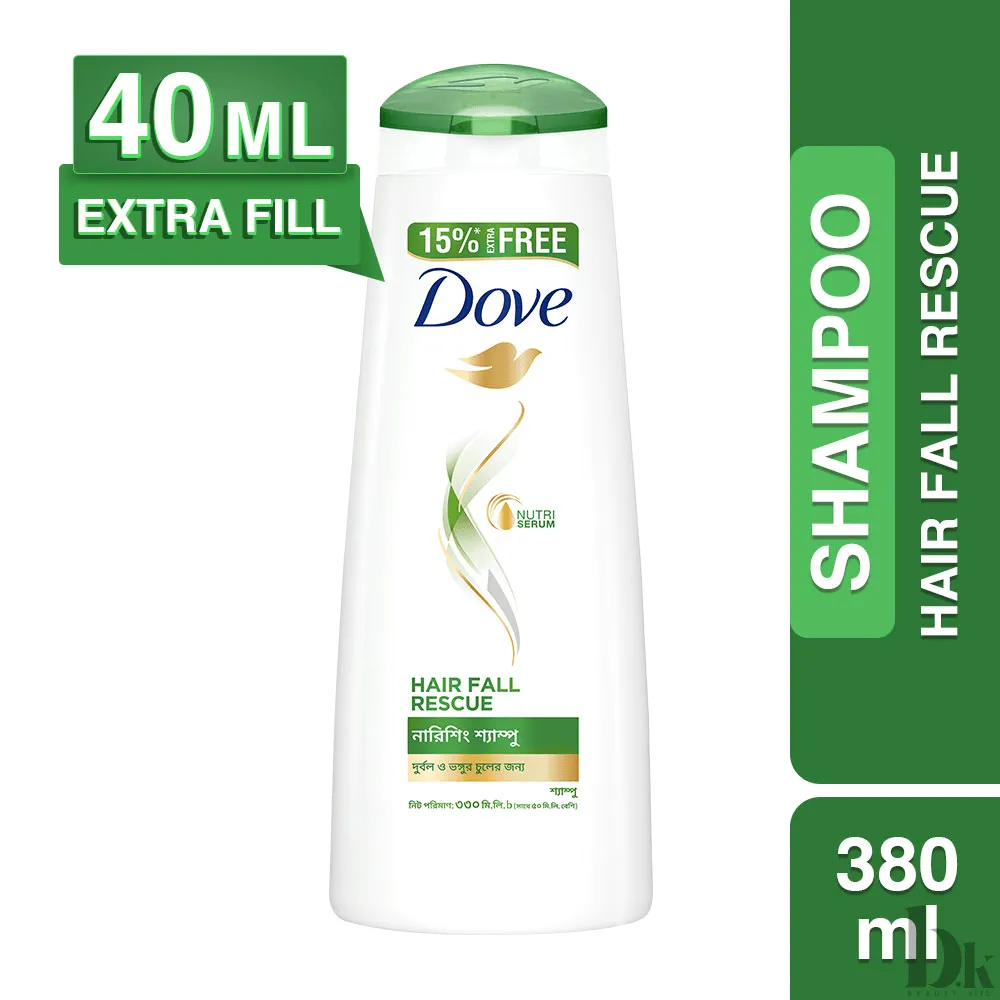 Dove Shampoo Hair Fall Rescue 380 ml (380ml)