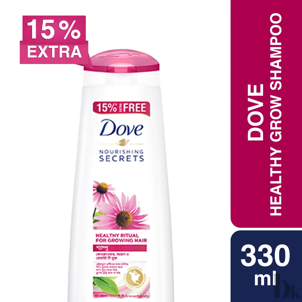 Dove Shampoo Healthy Grow 330ml (15% Extra) (380ml)