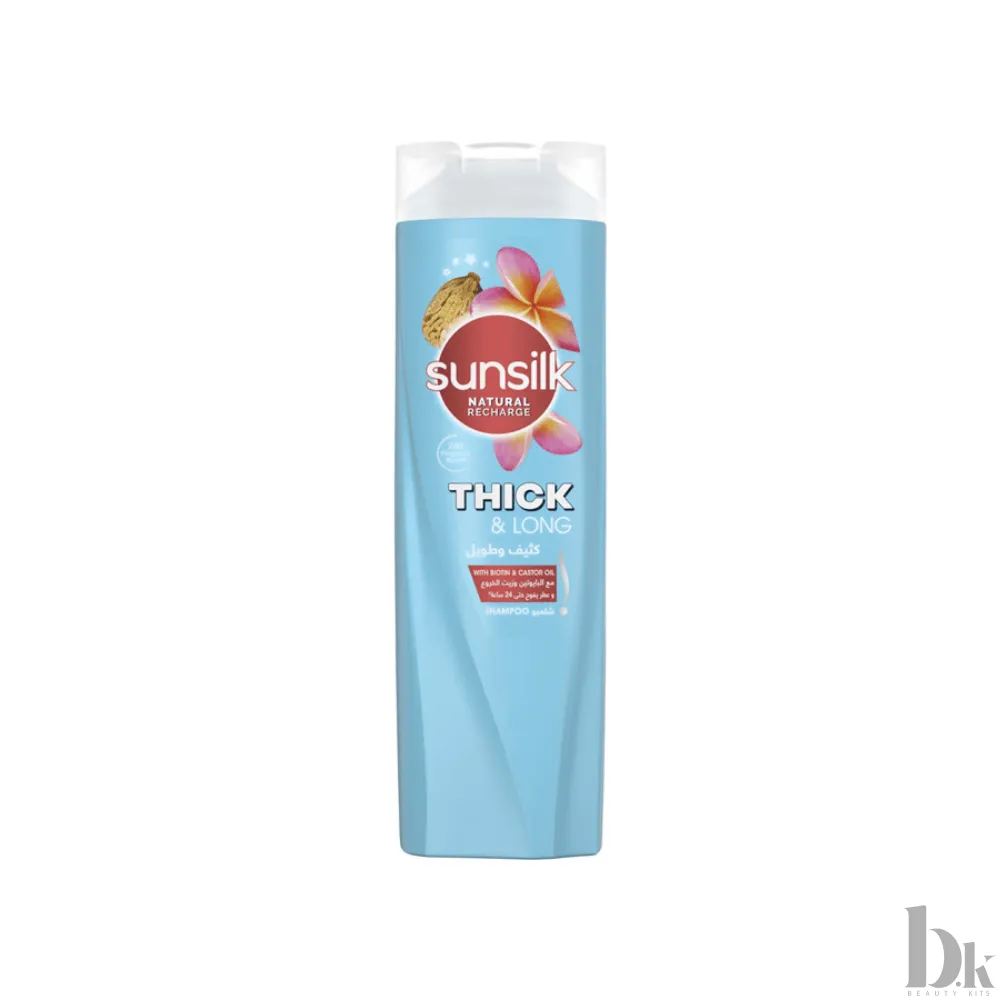 Sunsilk Natural Recharge Thick & Long Shampoo (600ml)