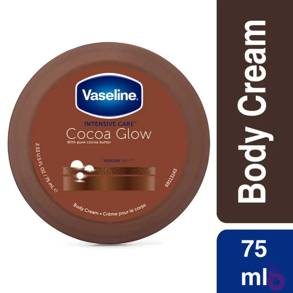 Vaseline Intensive Care Cocoa Glow Body Cream (75ml)