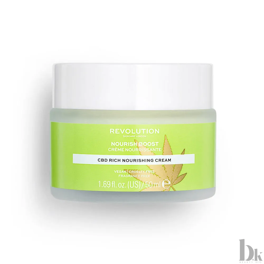 Makeup Revolution Skincare Cbd Nourish Boost Cream (50ml)