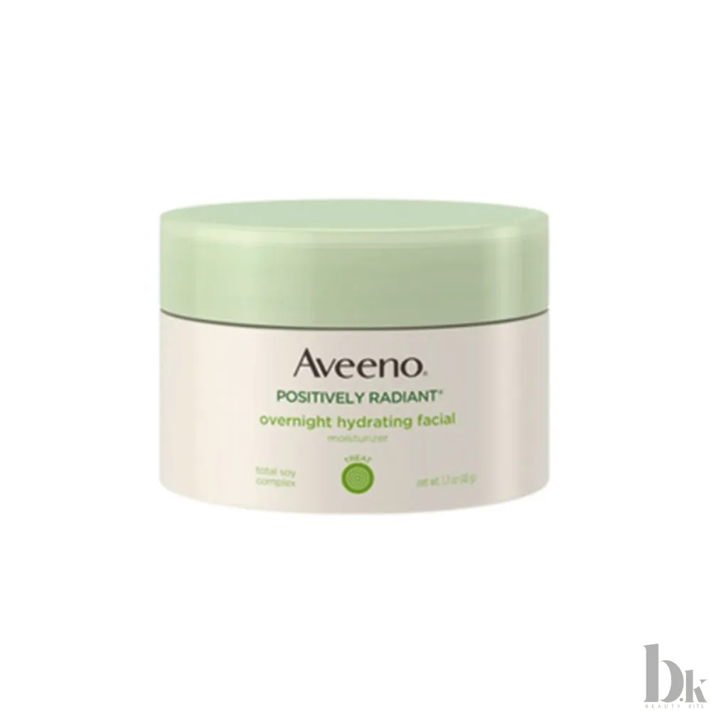 Aveeno Positively Radiant Overnight Hydrating Facial Moisturizer (48gm)