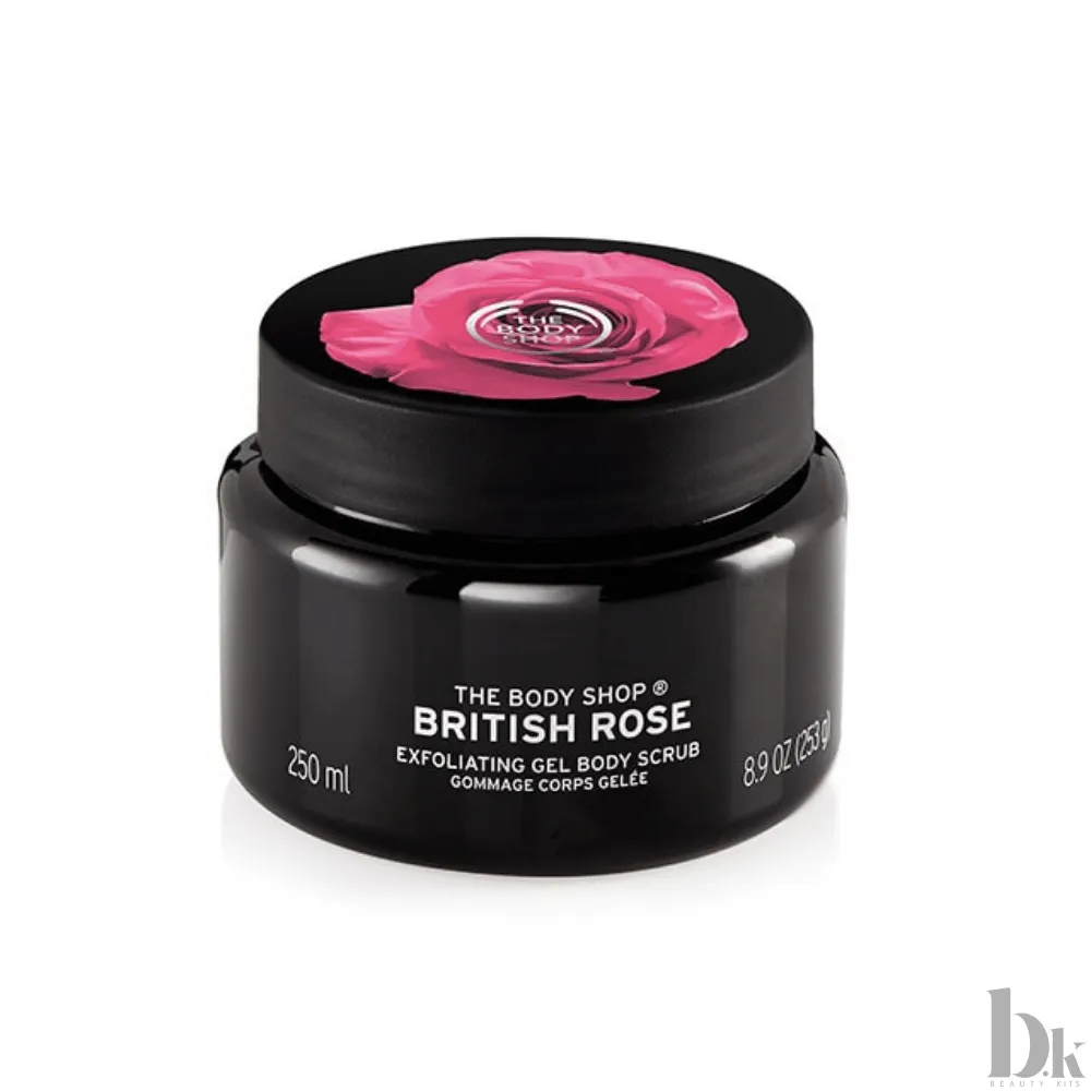 The Body Shop British Rose Exfoliating Gel Body Scrub (250ml)