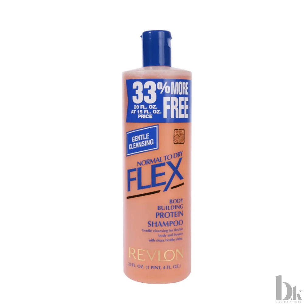 Revlon Flex Body Building Protein Shampoo For Normal To Dry (592ml)