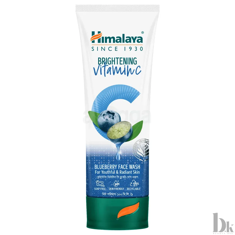 Himalaya Brightening Vitamin C Bluberry Face Wash-100ml (100ml)