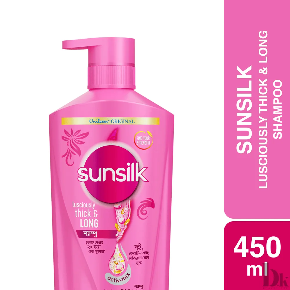 Sunsilk Shampoo Lusciously Thick & Long 450ml (450ml)