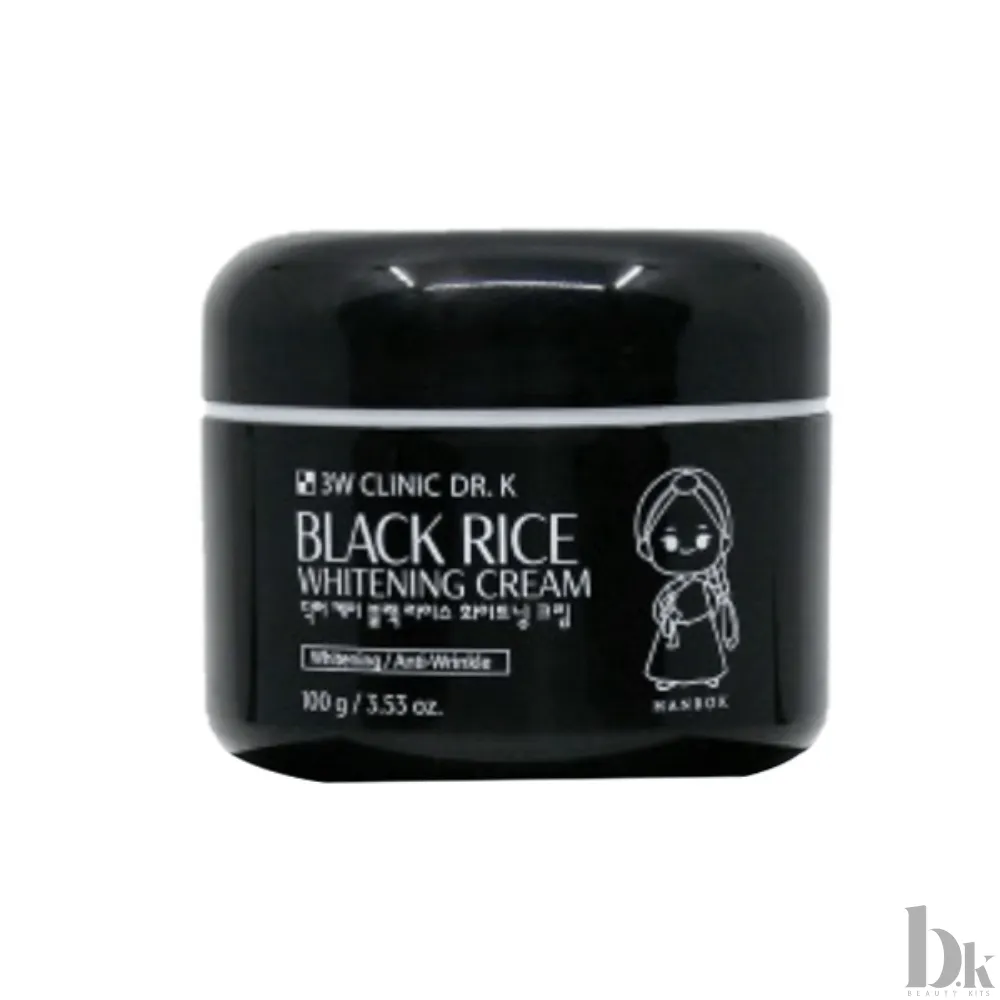 3W Clinic Dr. K Black Rice Whitening Cream (100ml)