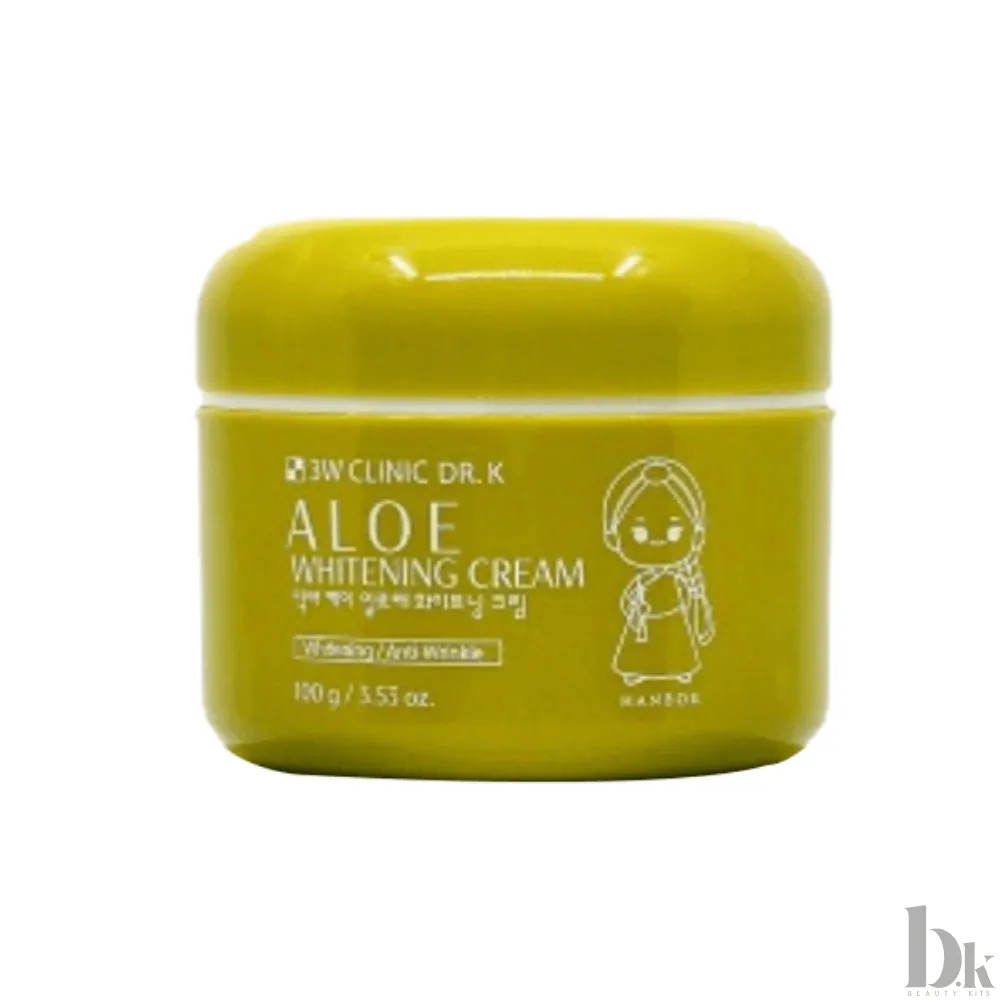 3W Clinic Dr. K Aloe Whitening Cream (100ml)