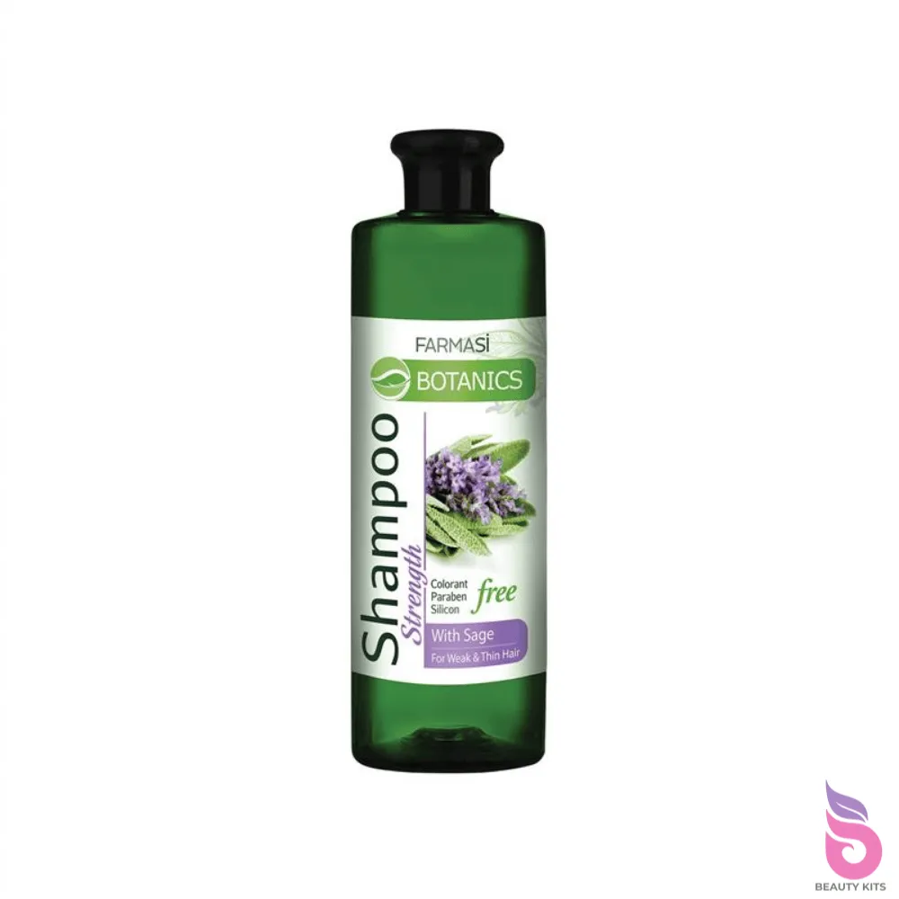 Farmasi Botanics Strength Shampoo With Sage Extract For Weak & Thin Hair (500ml)