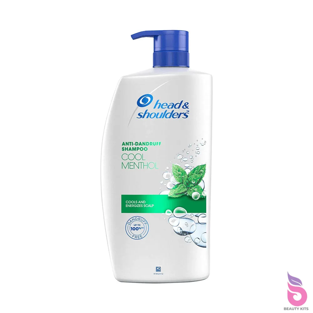 Head & Shoulders Cool Menthol Anti Dandruff Shampoo for Women & Men (1000ml)