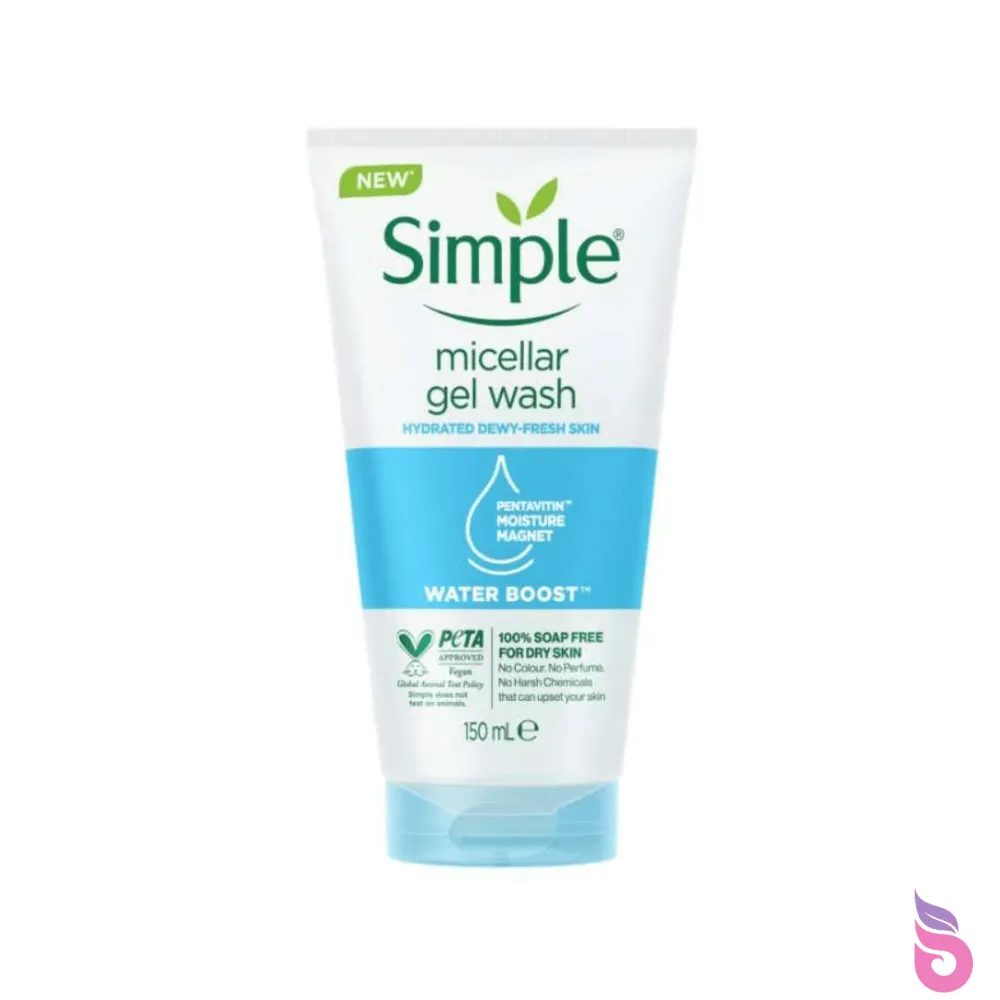 Simple Water Boost Micellar Facial Gel Wash (150ml)