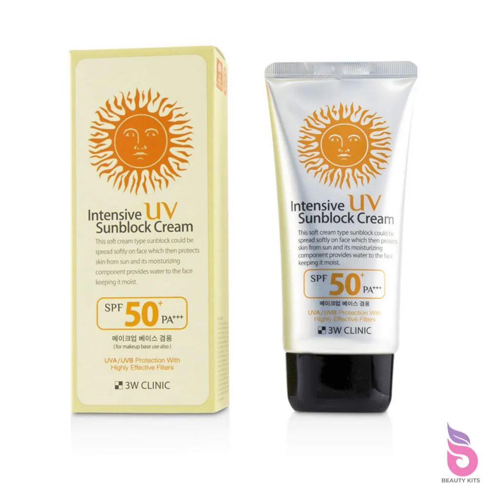 3W Clinic Intensive UV Sunscreen Cream SPF 50+PA+++ (70ml)