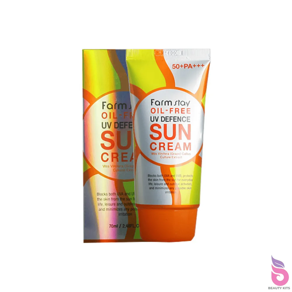 Farmstay Oil-Free Uv Defence Sun Cream Spf50+ Pa+++ (70ml)