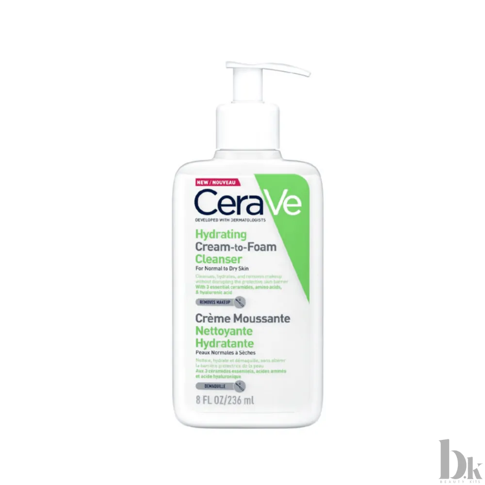 Cerave Hydrating Cream-to-Foam Cleanser (237ml)