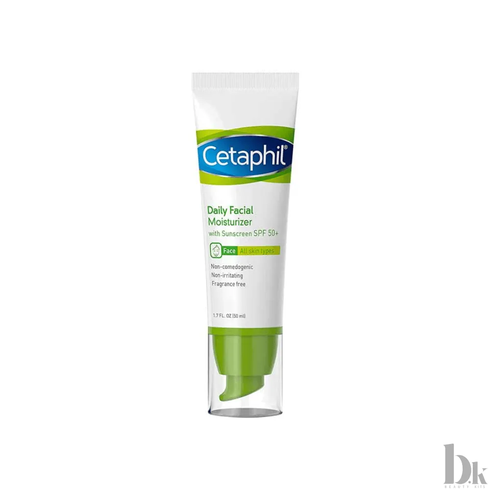 Cetaphil Daily Facial Moisturizer With Sunscreen SPF50+ For All Skin Types (50ml