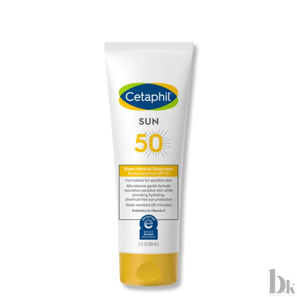 Cetaphil Sheer Mineral Sunscreen Broad Spectrum SPF 50 (89ml)