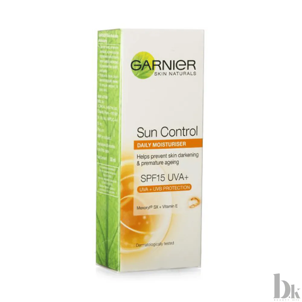 Garnier Sun Control Daily Moisturiser with SPF 15 UVA+ (50ml)