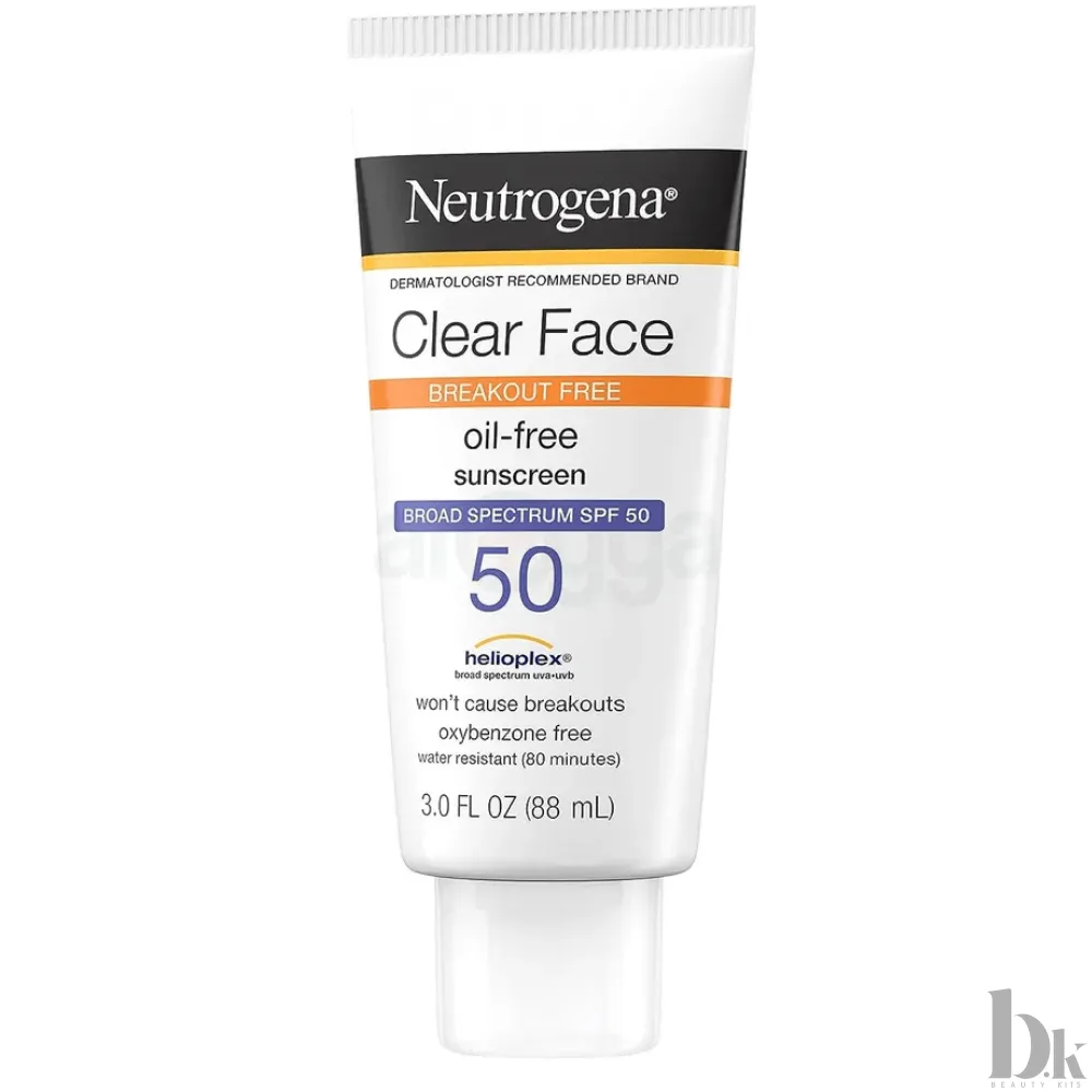 Neutrogena Clear Face Oil-Free Sunscreen SPF50 (88ml)