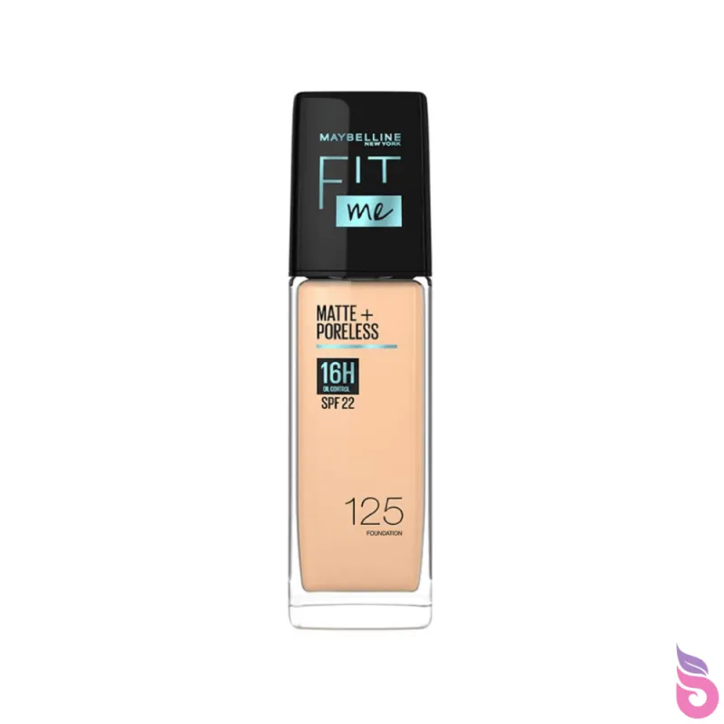 Maybelline Fit Me Matte + Poreless Foundation- Nude Beige 125 (30ml)