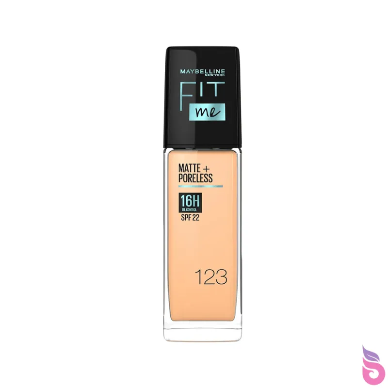 Maybelline Fit Me Matte +Poreless Liquid Foundation - 123 (30ml)