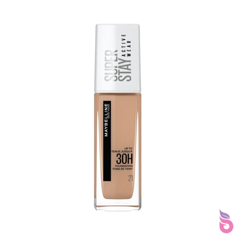 Maybelline Super Stay Active Wear 30h Foundation 21 Nude Beige 30ml (30ml)