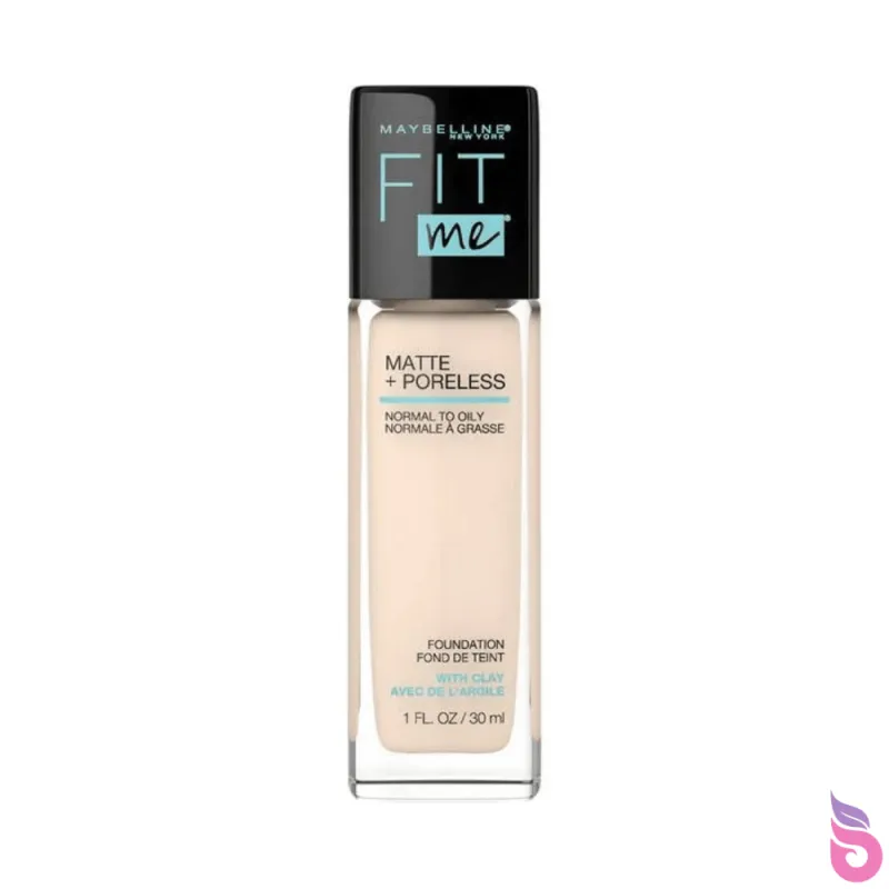 Maybelline Matte + Poreless Fit Me Foundation - Porcelain 110 (30ml)