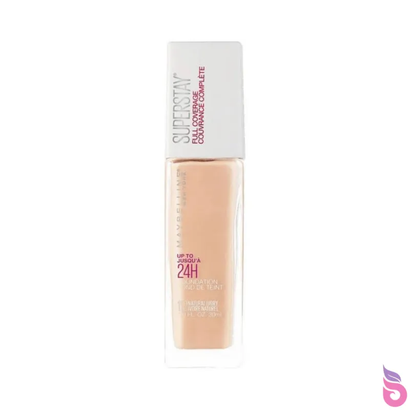 Maybelline SuperStay Full Coverage Foundation - 112 Natural Ivory (30ml)